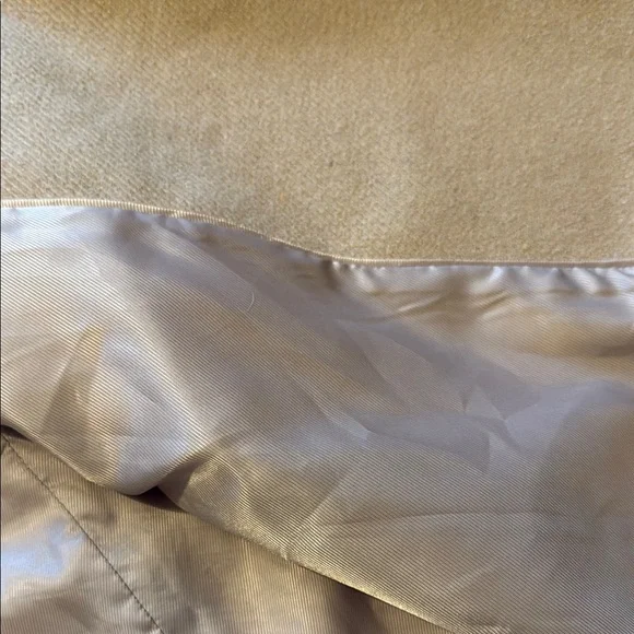 Lands' End Tan Trench Coat - Picture 4 of 8